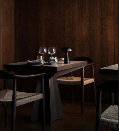 Warm interior detail at FRANK